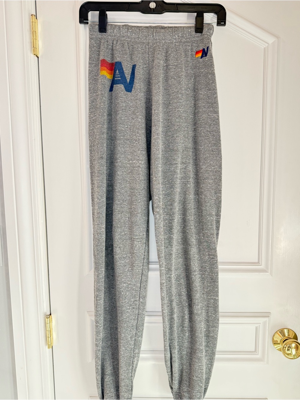 Aviator Nation Gray Logo Sweatpants/Joggers — XS